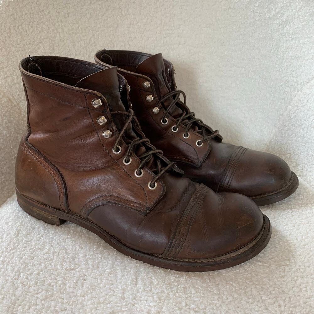 Red Wing Iron Ranger Boots Brown Size 10.5 - 11 (?)
